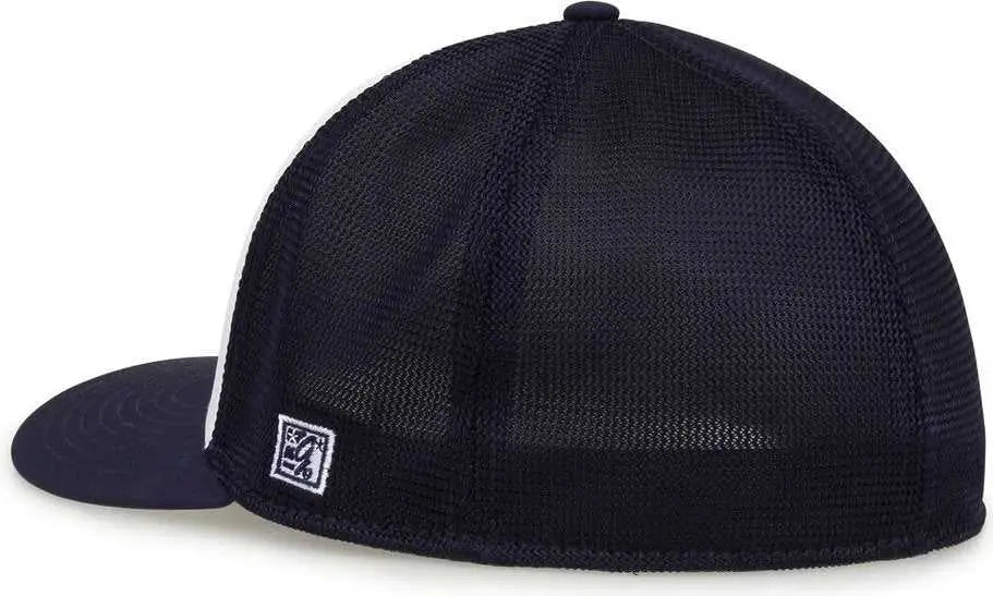 The Game Gb483 On-field Gamechanger with Diamond Mesh Cap - White Navy