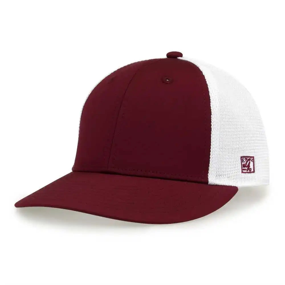 The Game Gb483a Gamechanger and Diamond Mesh Adjustable Cap - Maroon - one Size Fits Most