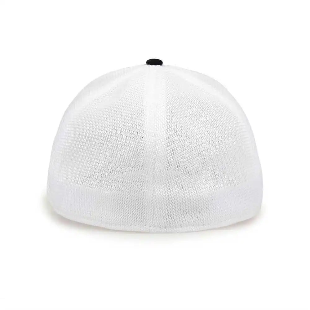 The Game Gb483p on Field Gamechanger with Piping &amp; Diamond Mesh Cap Orange Black