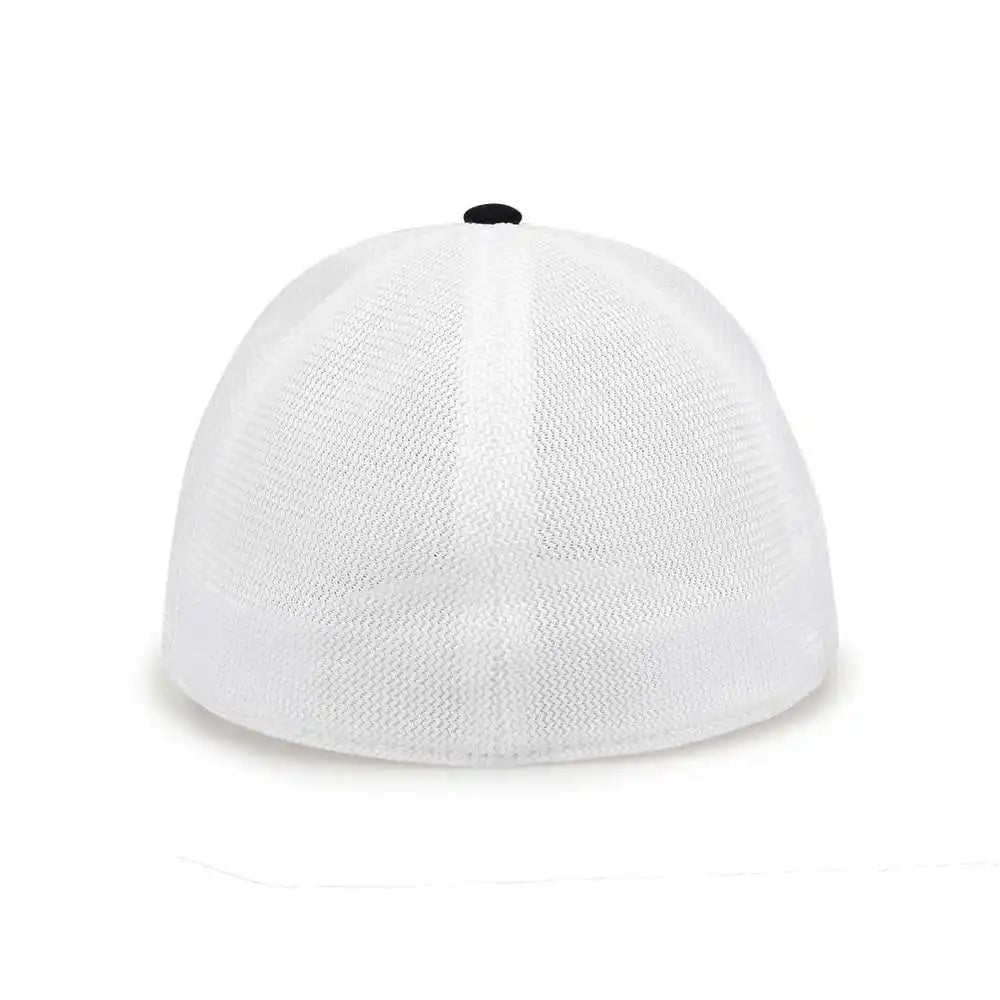 The Game Gb483p on Field Gamechanger with Piping &amp; Diamond Mesh Cap Red Black
