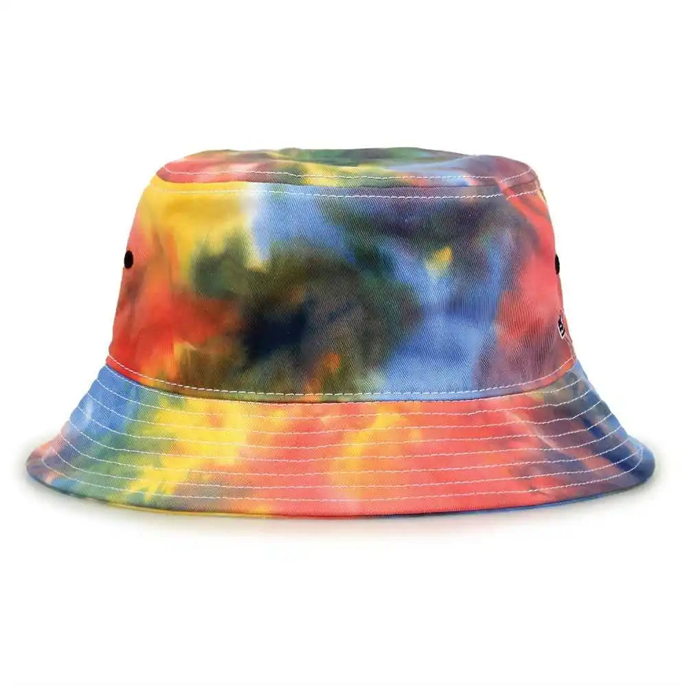 The Game Gb493 Newport Bucket Hat Black Rainbow Multi Colored / 7 1/4’’ 5/8’’