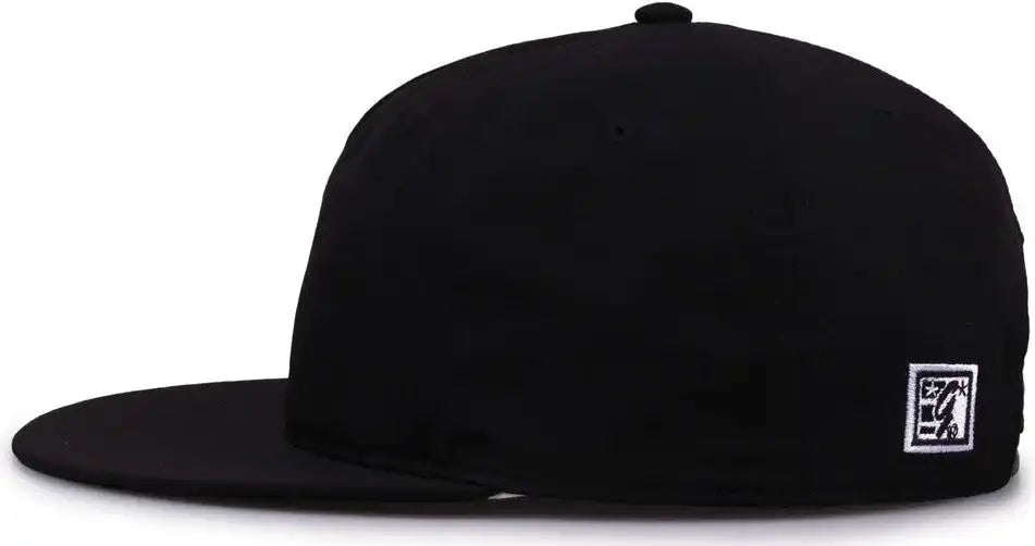 The Game Gb501 5 Panel Poly Snapback Cap Black / Osfm