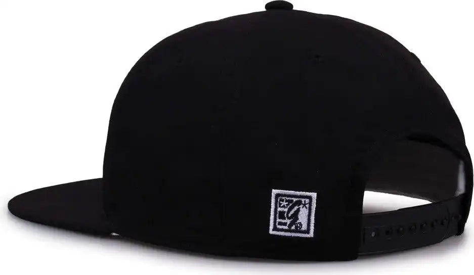 The Game Gb501 5 Panel Poly Snapback Cap Black / Osfm