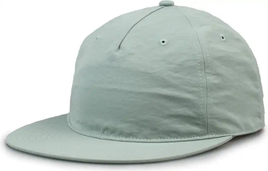 The Game Gb501 5 Panel Poly Snapback Cap Greenstone Green / Osfm