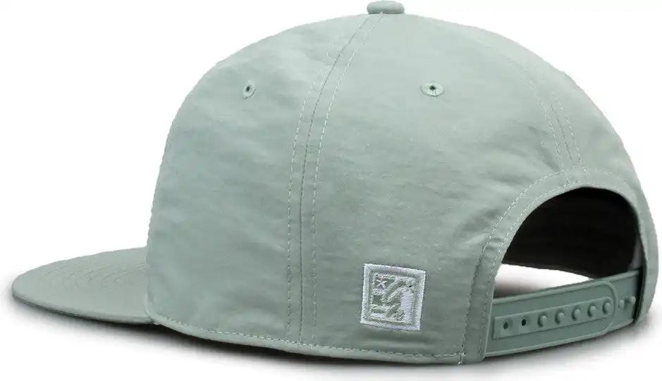 The Game Gb501 5 Panel Poly Snapback Cap Greenstone Green / Osfm