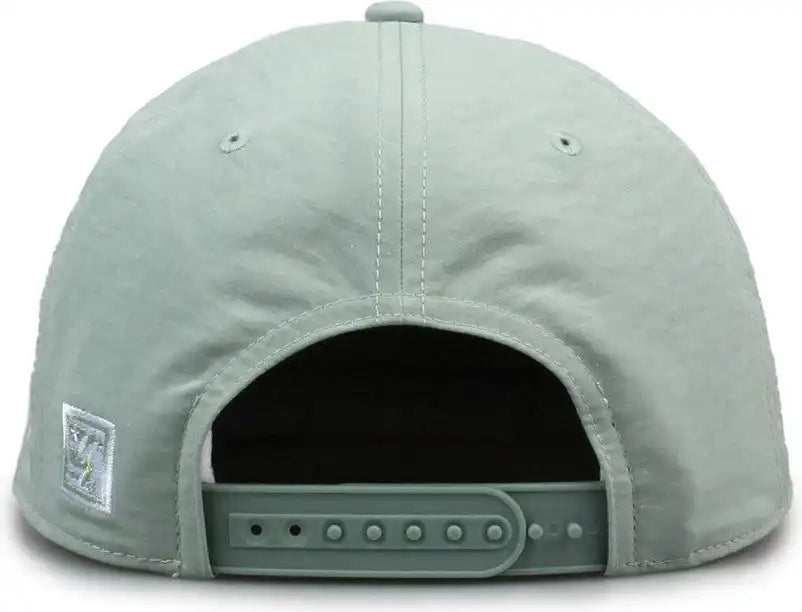 The Game Gb501 5 Panel Poly Snapback Cap Greenstone Green / Osfm