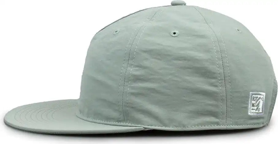 The Game Gb501 5 Panel Poly Snapback Cap - Greenstone - Green / Osfm