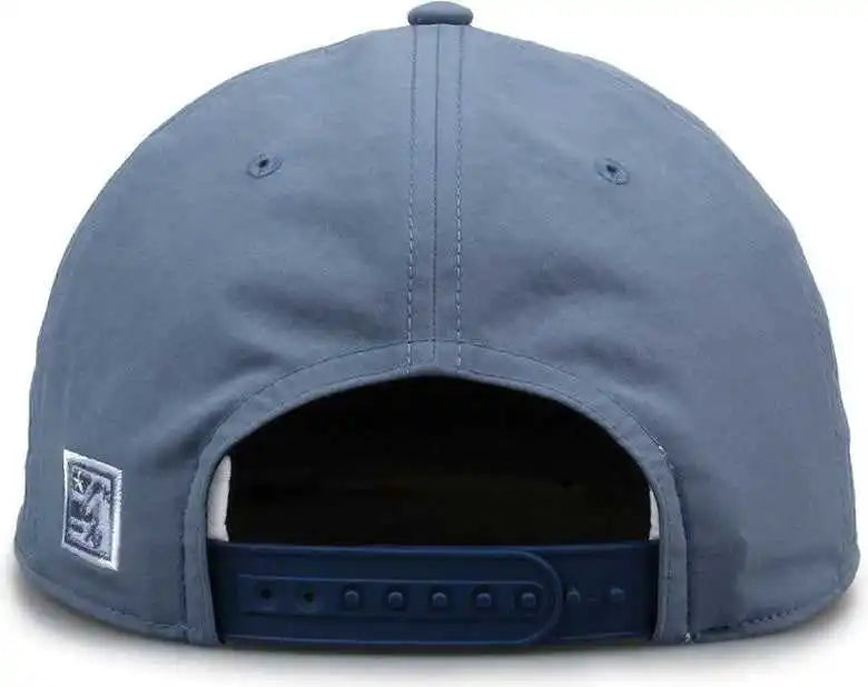 The Game Gb501 5 Panel Poly Snapback Cap Marine Navy / Osfm