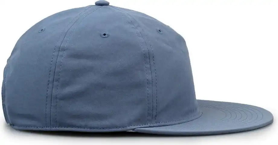 The Game Gb501 5 Panel Poly Snapback Cap Marine Navy / Osfm