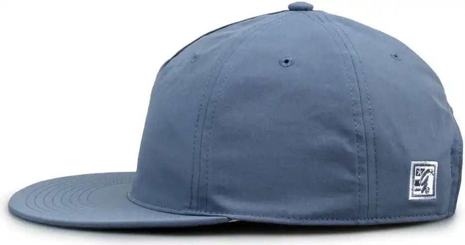 The Game Gb501 5 Panel Poly Snapback Cap Marine Navy / Osfm