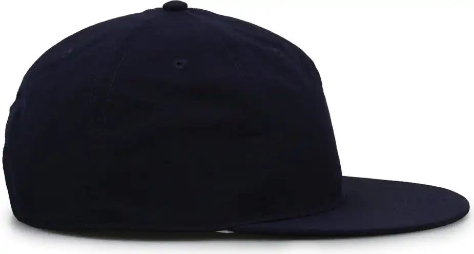 The Game Gb501 5 Panel Poly Snapback Cap Navy / Osfm