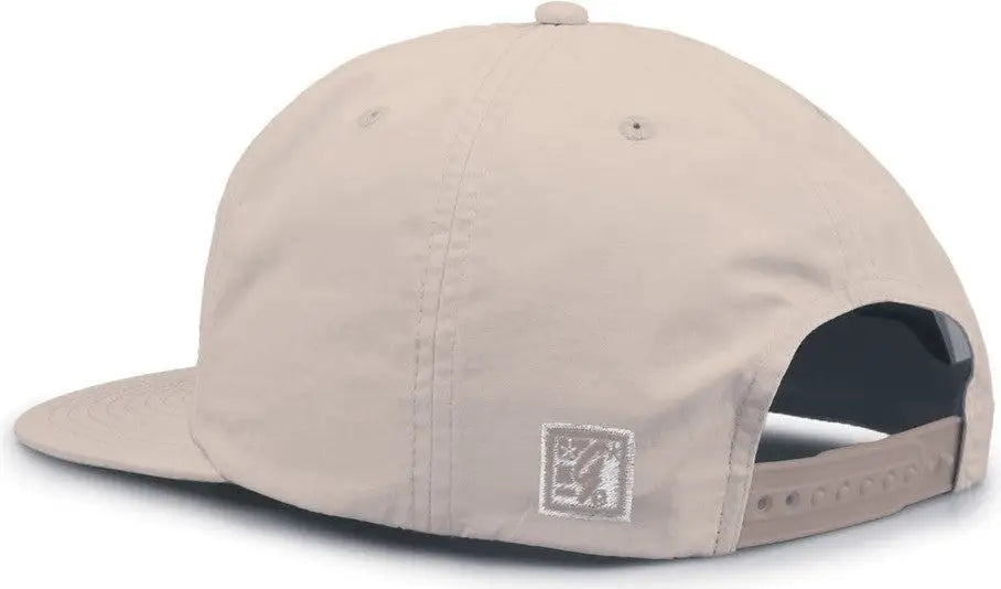 The Game Gb501 5 Panel Poly Snapback Cap - Tan