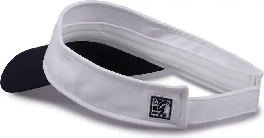 The Game Gb503 Cool Breeze Nylon Visor White Navy / Osfm