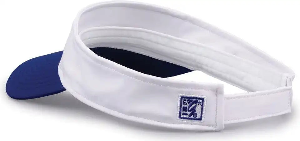 The Game Gb503 Cool Breeze Nylon Visor White Royal / Osfm