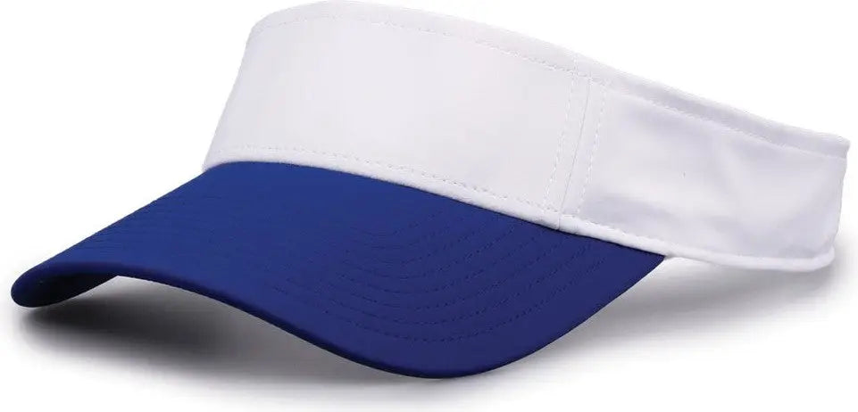 The Game Gb503 Cool Breeze Nylon Visor - White Royal - Osfm
