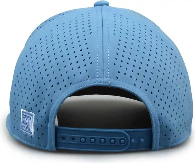 The Game Gb505r Neocool 5 Panel Snapback with Rope Cap Columbia Blue Navy / Osfm