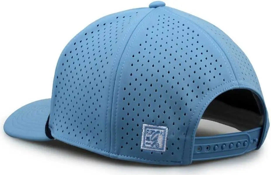 The Game Gb505r Neocool 5 Panel Snapback with Rope Cap - Columbia Blue Navy - Osfm