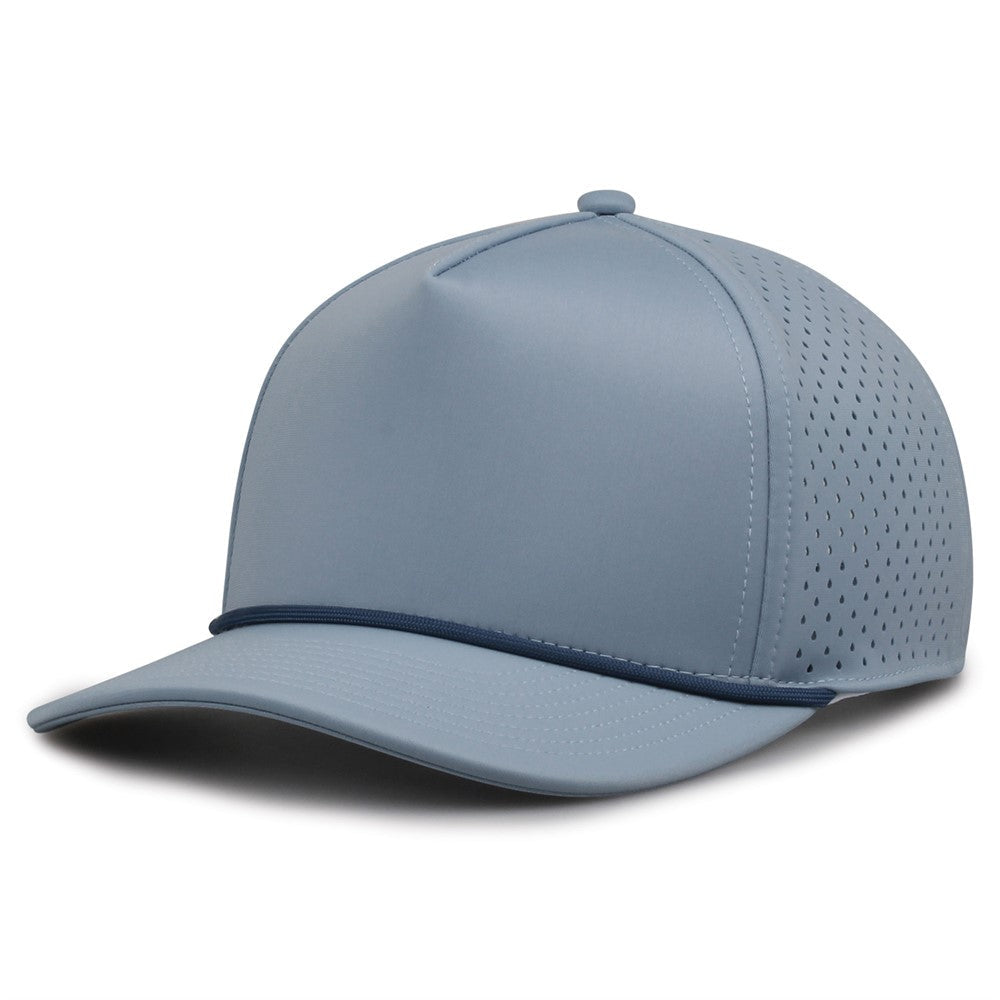 The Game Gb505r Neocool 5 Panel Snapback with Rope Cap - Dusty Blue