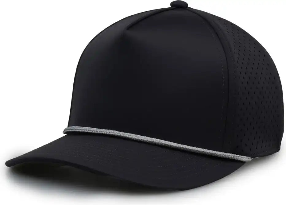 The Game Gb505r Neocool 5 Panel Snapback with Rope Cap - Graphite Light Gray - Osfm