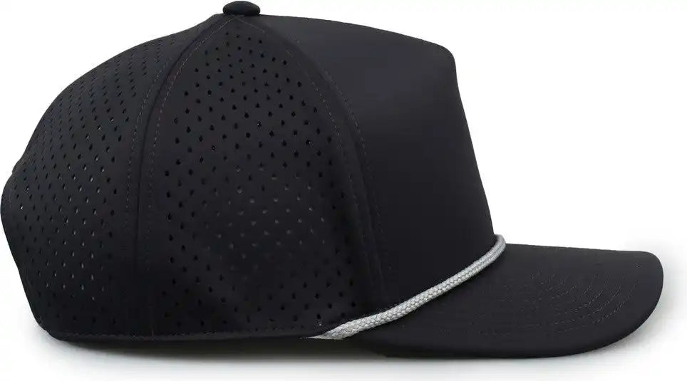 The Game Gb505r Neocool 5 Panel Snapback with Rope Cap - Graphite Light Gray - Osfm