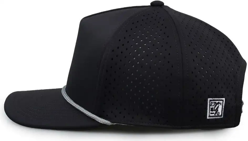 The Game Gb505r Neocool 5 Panel Snapback with Rope Cap - Graphite Light Gray - Osfm