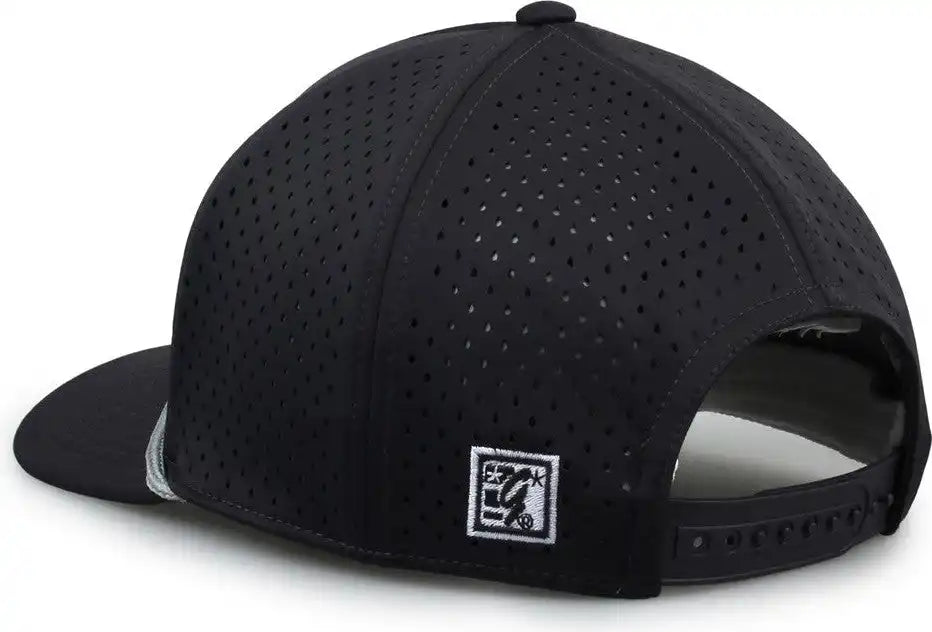 The Game Gb505r Neocool 5 Panel Snapback with Rope Cap - Graphite Light Gray - Osfm
