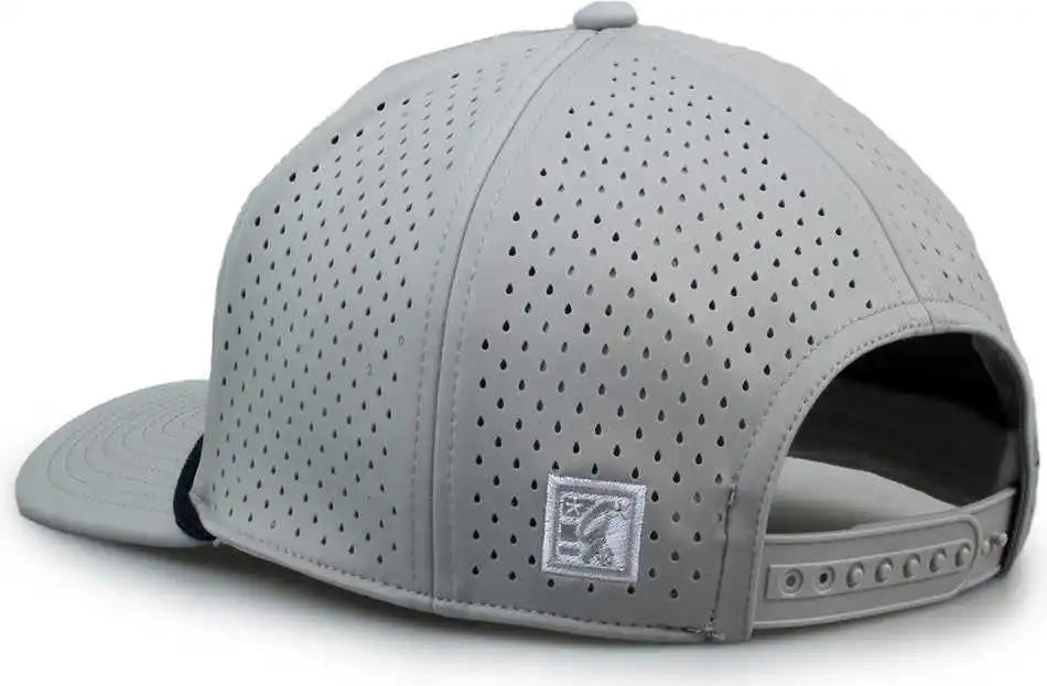 The Game Gb505r Neocool 5 Panel Snapback with Rope Cap Gray Navy / Osfm