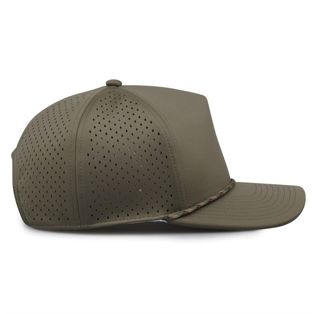 The Game Gb505r Neocool 5 Panel Snapback with Rope Cap - Light Olive