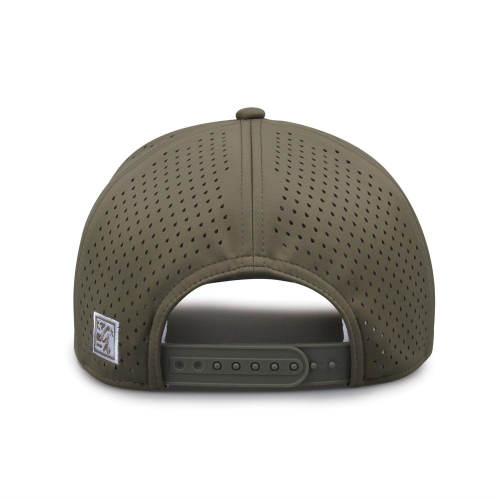 The Game Gb505r Neocool 5 Panel Snapback with Rope Cap - Light Olive