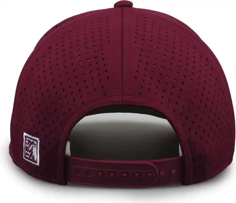 The Game Gb505r Neocool 5 Panel Snapback with Rope Cap Maroon / Osfm