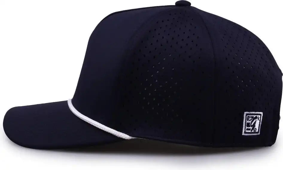 The Game Gb505r Neocool 5 Panel Snapback with Rope Cap Navy White / Osfm