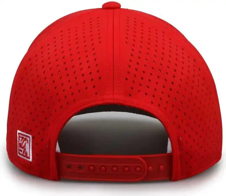 The Game Gb505r Neocool 5 Panel Snapback with Rope Cap Red White / Osfm