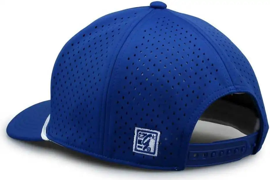 The Game Gb505r Neocool 5 Panel Snapback with Rope Cap Royal White / Osfm
