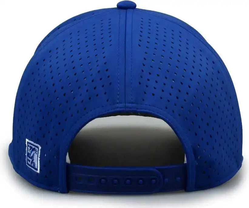The Game Gb505r Neocool 5 Panel Snapback with Rope Cap Royal White / Osfm