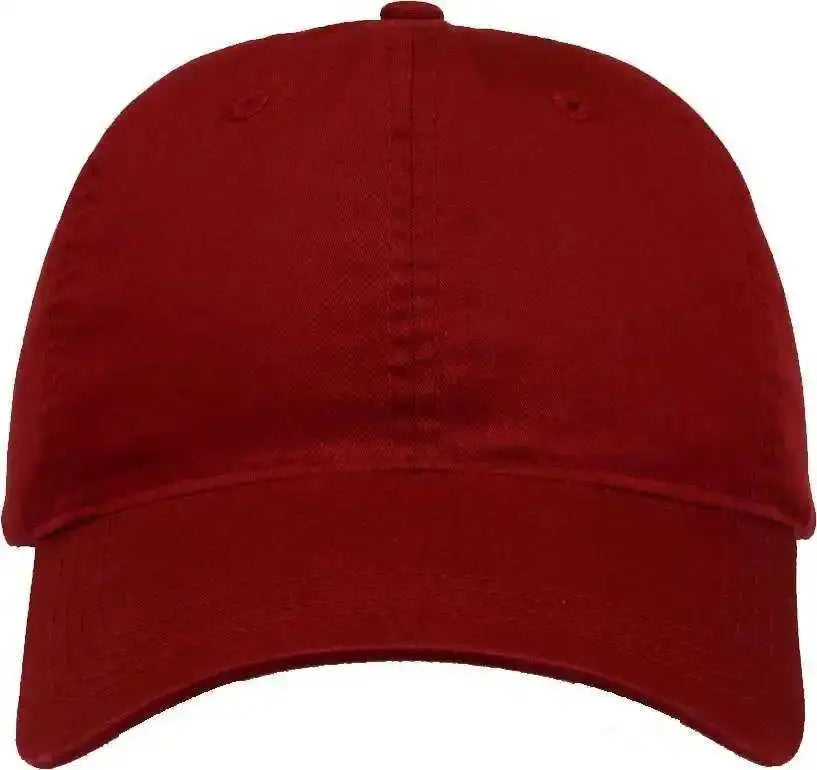 The Game Gb510 Ultralight Cotton Twill Cap - Brick - Cardinal / 6 7/8’’ - 7 5/8’’