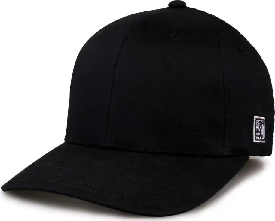 The Game Gb514 Tri Blend Stretch Fit Cap Black / 6 3/4’’ 7 1/4’’