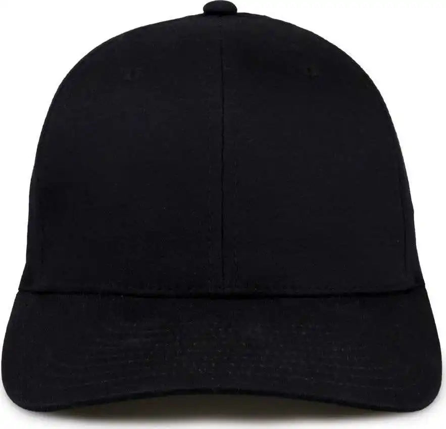The Game Gb514 Tri Blend Stretch Fit Cap Black / 6 3/4’’ 7 1/4’’