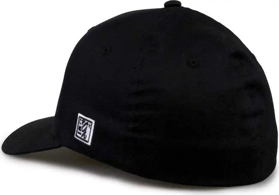 The Game Gb514 Tri Blend Stretch Fit Cap Black