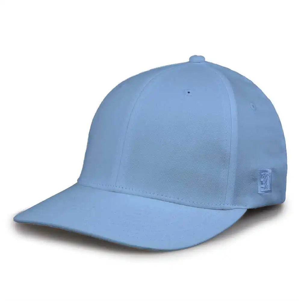 The Game Gb514 Tri Blend Stretch Fit Cap Columbia Blue