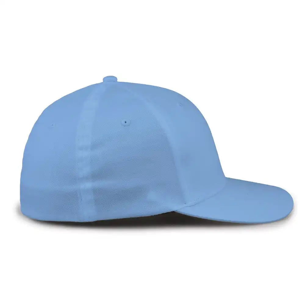 The Game Gb514 Tri Blend Stretch Fit Cap Columbia Blue