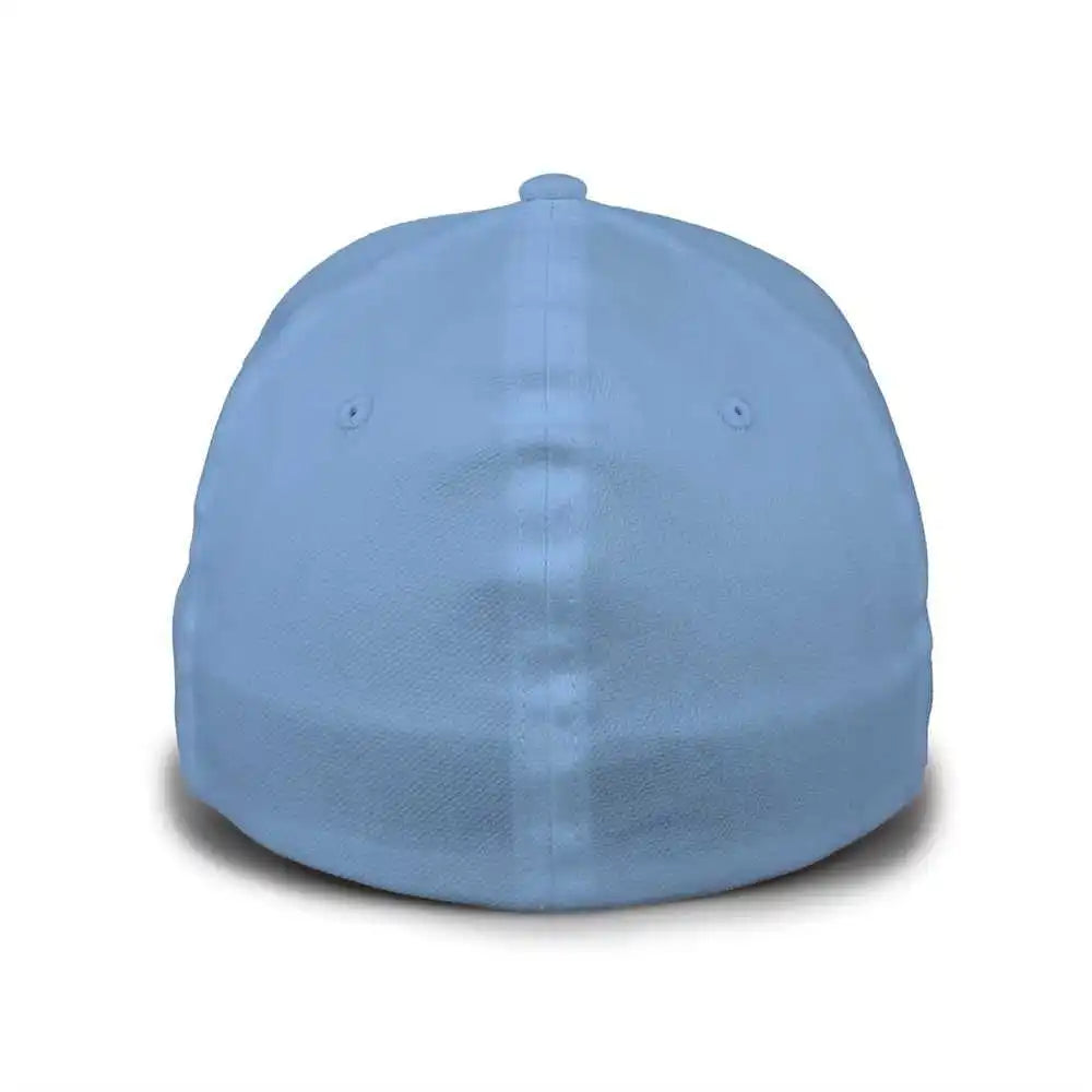 The Game Gb514 Tri Blend Stretch Fit Cap Columbia Blue