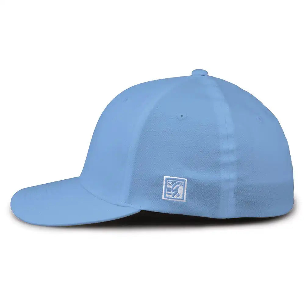 The Game Gb514 Tri Blend Stretch Fit Cap Columbia Blue