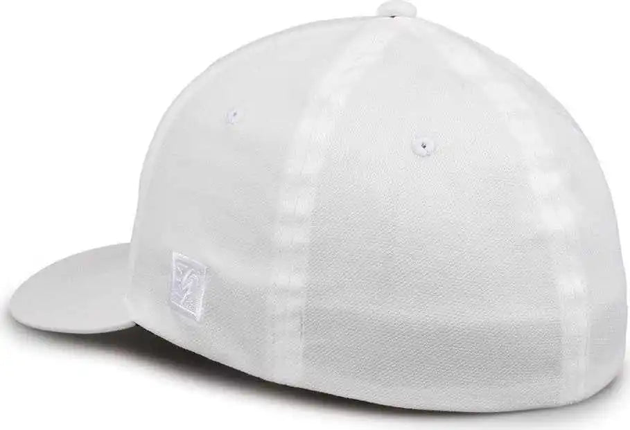 The Game Gb514 Tri Blend Stretch Fit Cap White