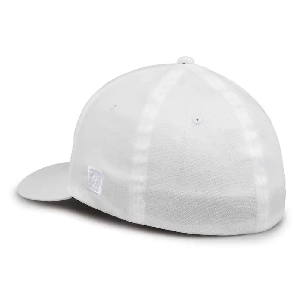 The Game Gb514 Tri Blend Stretch Fit Cap White