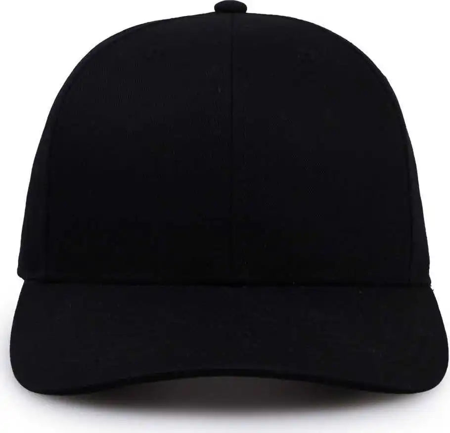 The Game Gb515 Twill Snapback Cap Black / 6 7/8’’ 7 5/8’’