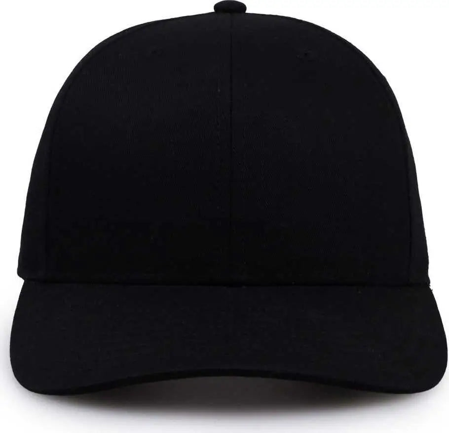The Game Gb515 Twill Snapback Cap - Black - 6 7/8’’ - 7 5/8’’