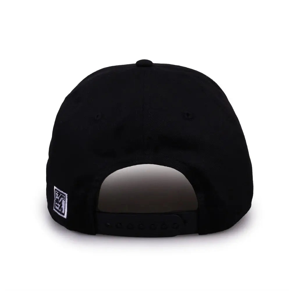 The Game Gb515 Twill Snapback Cap - Black - 6 7/8’’ - 7 5/8’’