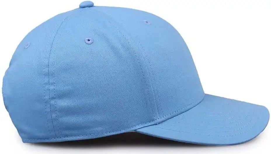 The Game Gb515 Twill Snapback Cap Columbia Blue / 6 7/8’’ 7 5/8’’