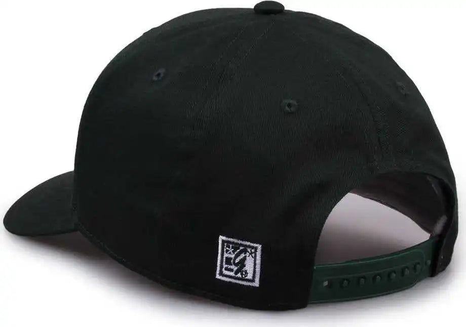The Game Gb515 Twill Snapback Cap Dark Green Forest / 6 7/8’’ 7 5/8’’