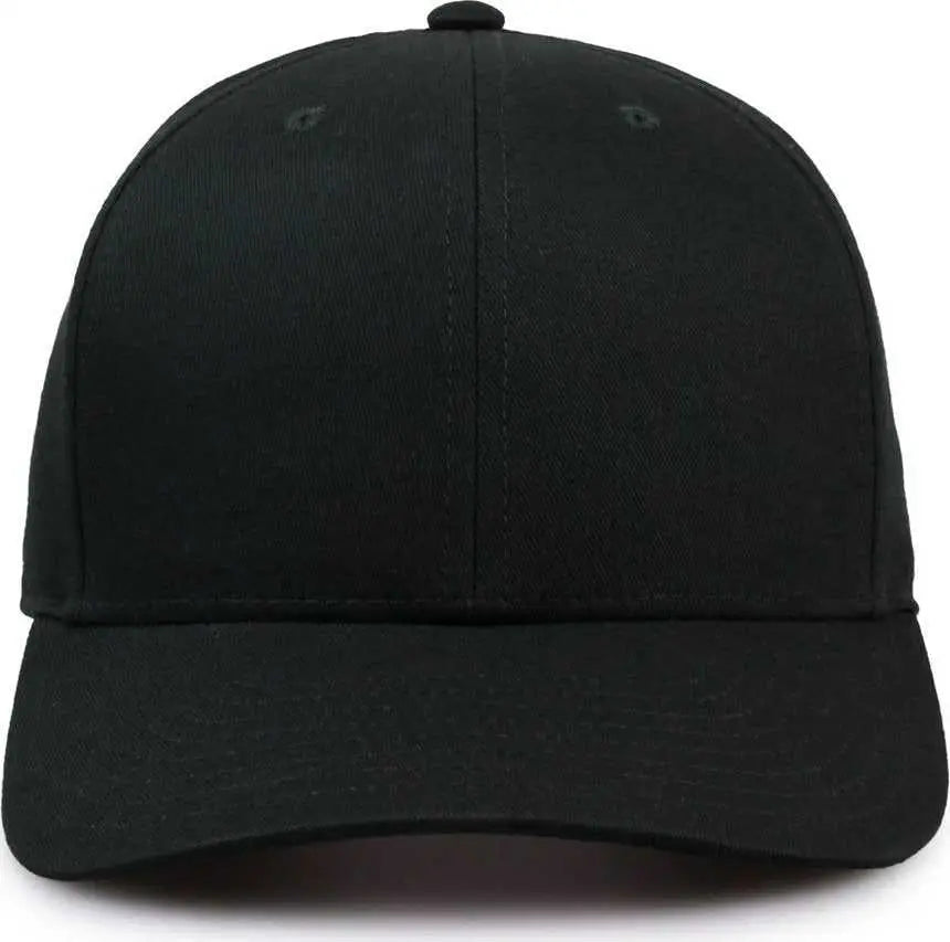 The Game Gb515 Twill Snapback Cap - Dark Green - Forest / 6 7/8’’ - 7 5/8’’